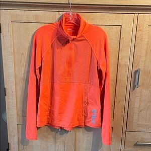 Fila sport running Bright Orange Quarter-Zip Pullover